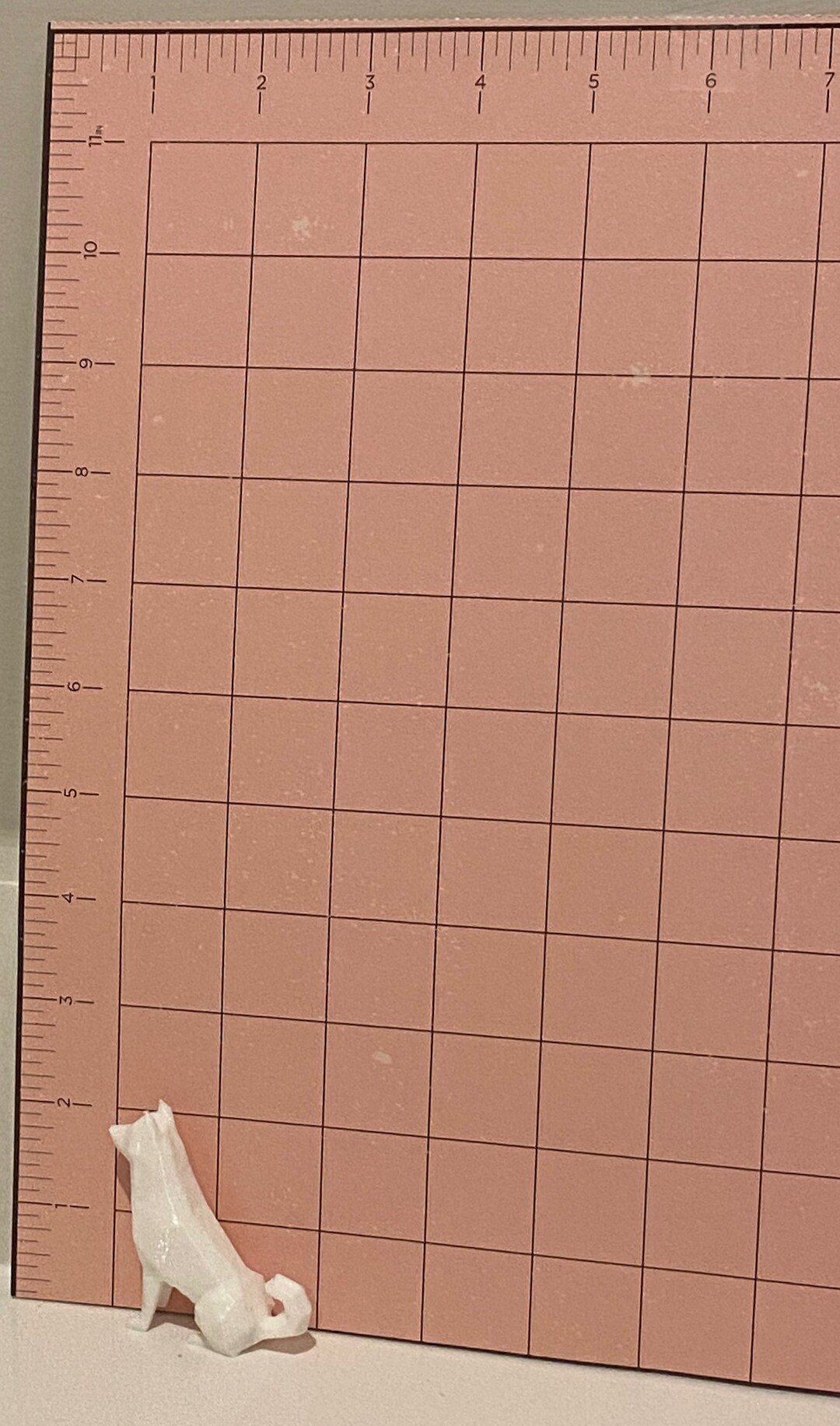 3D Printed Husky Figurine White Etsy