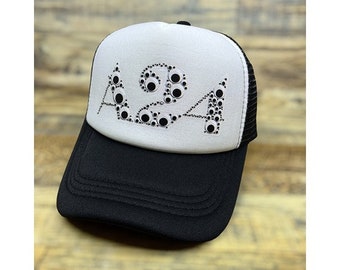 A24 Eyes Casquette trucker noire snapback Midsommar pour homme Hereditary Pearl X Movie