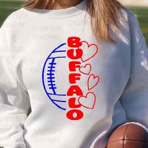 Buffalo SVG-Datei, digitaler Download, Sport Clipart, NFL Grafiken, Team Logo, sofortiger Download, Cricut bereit Design
