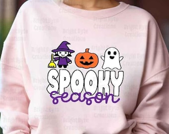 Stagione spettrale in formato Svg, Happy Halloween in formato SVG, Spooky Vibes in formato SVG, Dolcetto o scherzetto in formato SVG, Fall Vibes in formato SVG, Camicia di Halloween in formato SVG, Cricut Cut Files