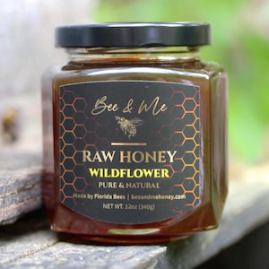 Pure Natural Florida Raw Wildflower Honey