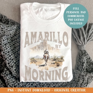 Amarillo di Morning PNG, PNG occidentale, design a sublimazione, design di stampa su richiesta, design di maglietta, download istantaneo