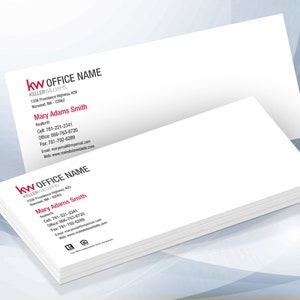 Keller Williams 10 Envelopes, Professional 10 Envelopes, Personalized Realtor & RE Office Envelopes, KW Branded Envelopes image 2