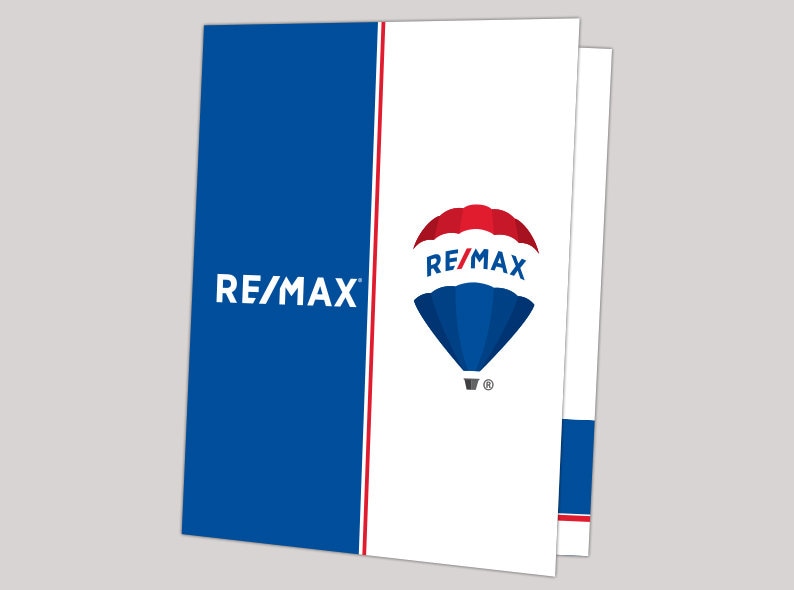 RE/MAX Presentation Folders, Professional Branding, Elevate Your