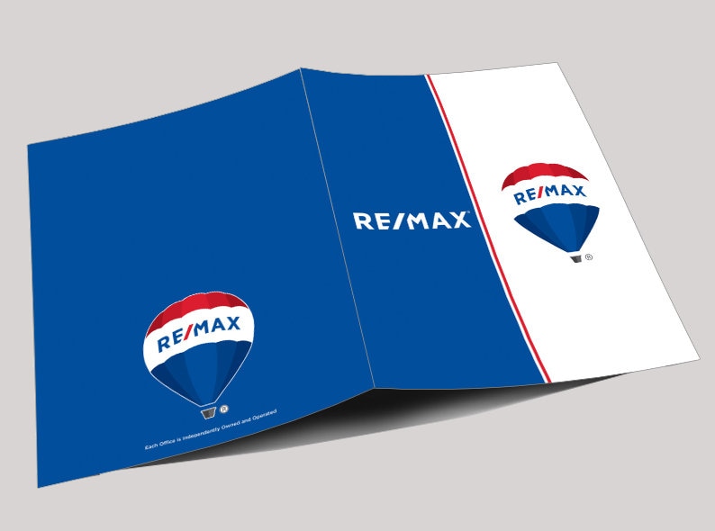 RE/MAX Presentation Folders, Professional Branding, Elevate Your