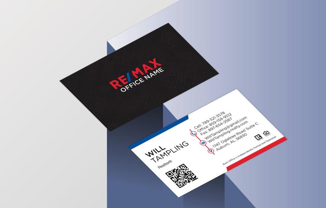 RE/MAX Business Cards, Professional Business Cards, Personalized ...