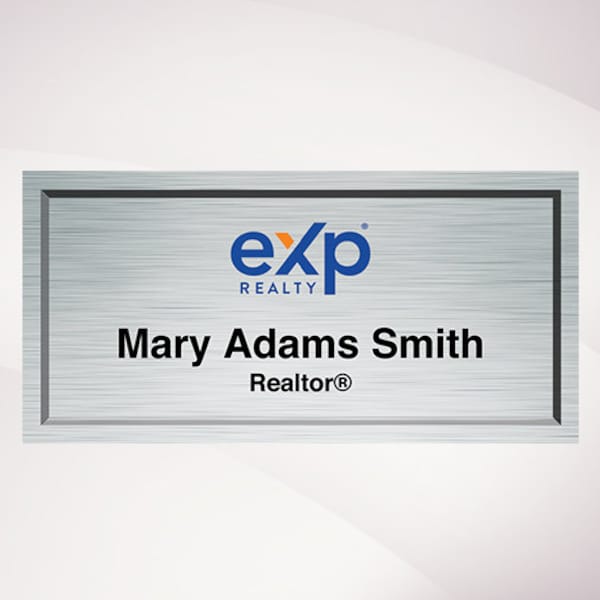 Customizable eXp Realty Name Badges, Professional Realtor Name Tags, Personalized Agent ID Badges, Premium Real Estate Accessories