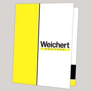 Weichert Realtor Presentation Folders, Professional Branding, Elevate Your Marketing Strategy, Weichert Branded Office Supplies