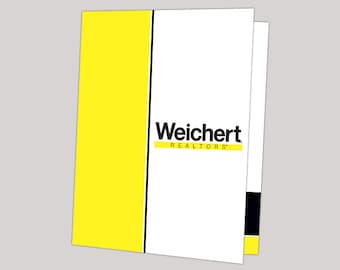 Weichert Realtor Presentation Folders, Professional Branding, Elevate Your Marketing Strategy, Weichert Branded Office Supplies