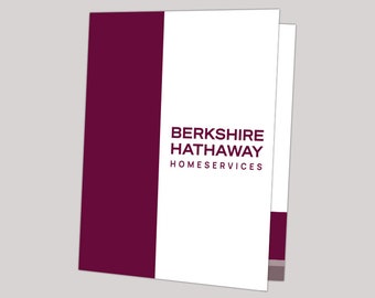 Berkshire Hathaway Presentation Folders, Professional Branding, Elevate Your Marketing Strategy, Berkshire Hathaway Branded Office Supplies