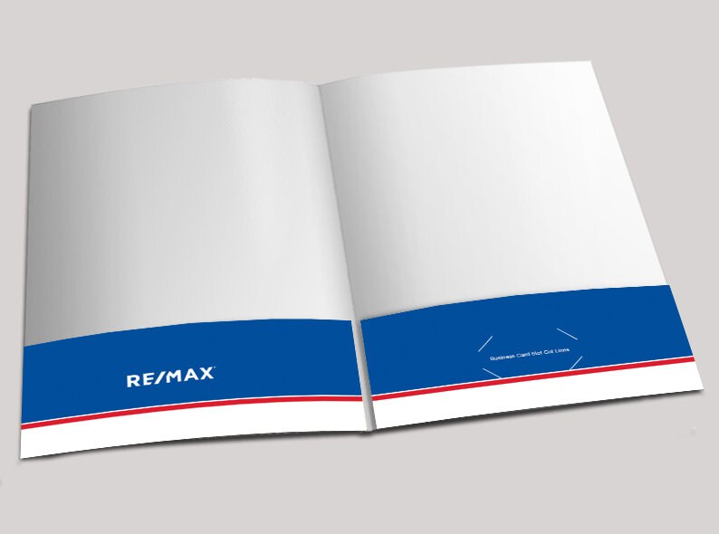 RE/MAX Presentation Folders, Professional Branding, Elevate Your