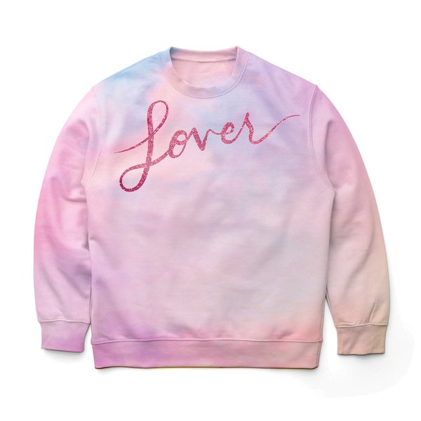 Lover Album Inspired Sweatshirt - Taylor Swift's Romantic Unisex Pullover - Gradient Love Design