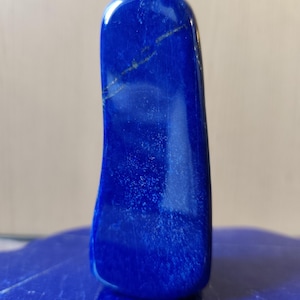 Lapis Lazuli Rough Polished – Single Block with Natural Veins