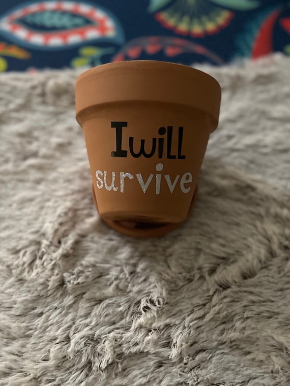 3" I Will Survive Pot
