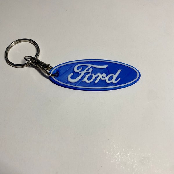 3d printed ford keychain