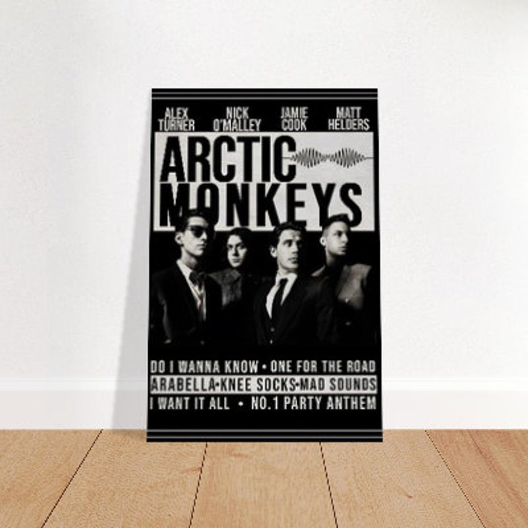 Generic Arctic Monkeys Poster Rock Band Indie Rock Post Britpop Wall Decoration Picture A4