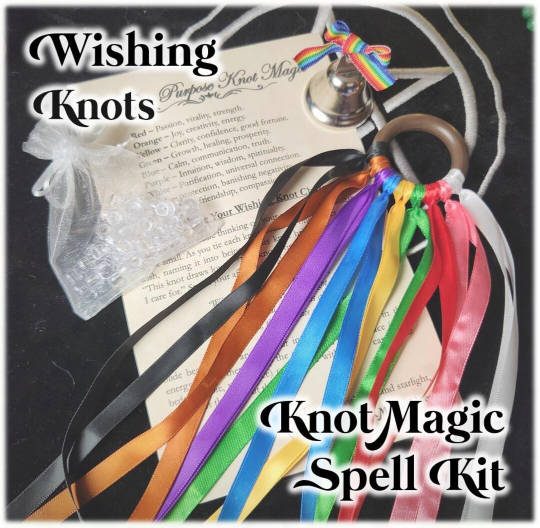 Wishing Knots: Knot & Color Magic Charm Ritual Kit - Etsy