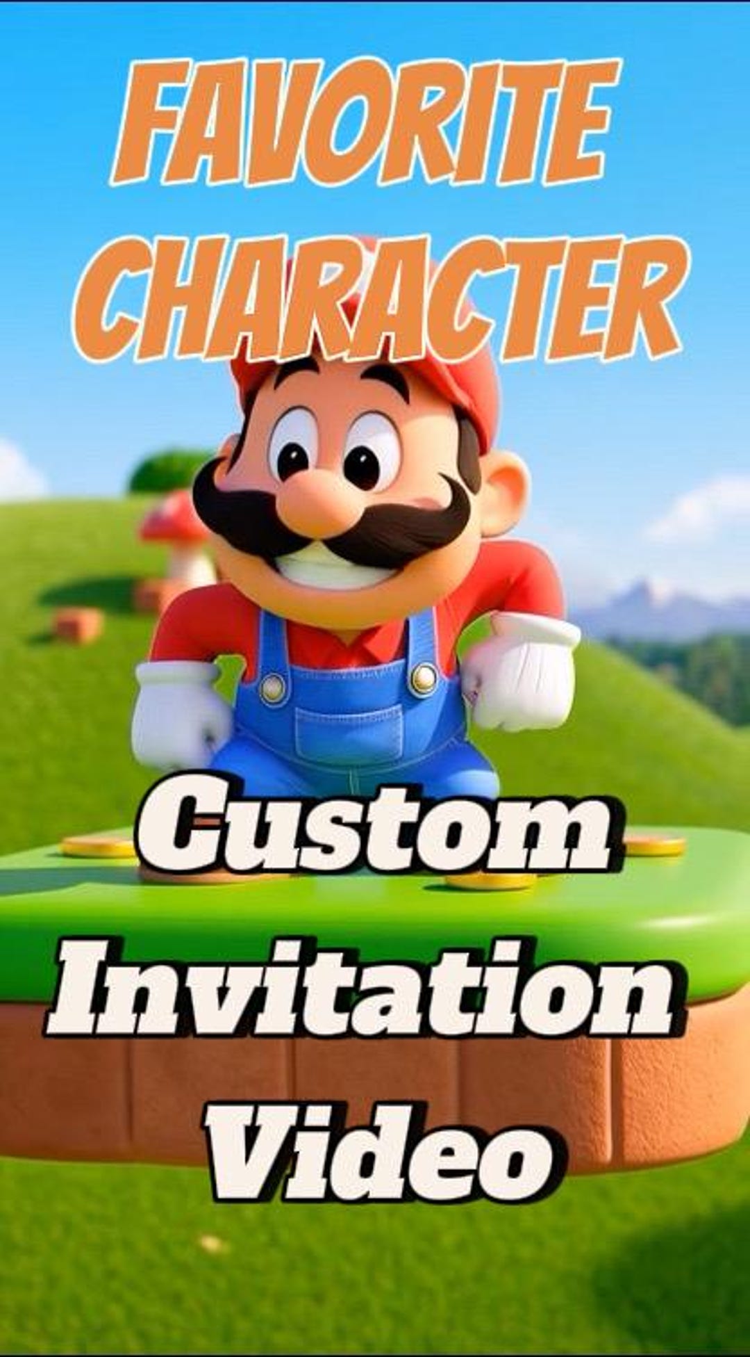 Custom Character Invitation Video | Personalized Birthday (delivered 24 ...