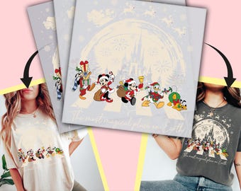 Disney Christmas Squad DTF Transfer, Disney Retro Ready to Press, Personalized DTF Transfers, Heat Press, DTF Transfer- ssco2385