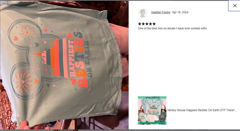 a screen shot of a t - shirt with an image of mickey mouse on it