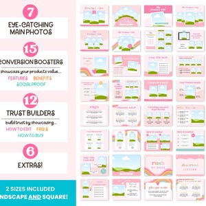 Etsy Listing Video & Photo Template BUNDLE für digitale Produkte, Etsy Listing Mockups für Canva-Vorlagen, Etsy Listing Digital Produkt Mockup Canva Bild 5