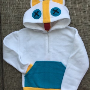 Sweater met capuchon Cat Game Hero voor jongens en meisjes