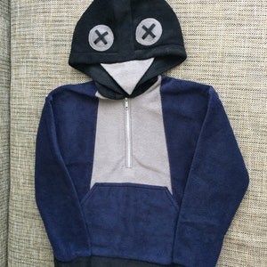 Sweatshirt Crow Game Hero-hoodi voor jongens en meisjes