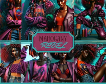 Dalle prompt guide \ Mahogany Rebel - digital design \ Ai art