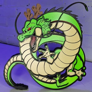 Shenron Wooden 3D Artwork – Dragon Ball Z
