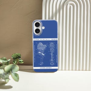 CLIMBING ANCHOR PATENT Phone Case: Outdoor Gear Blueprint Cover for iPhone, Samsung & Google Pixel