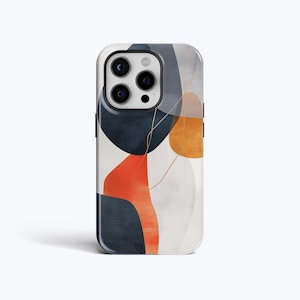 MINIMAL SHAPES Phone Case: Organic Art Cover for iPhone, Samsung & Google Pixel