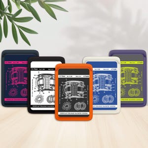 FUSION REACTOR PATENT MagSafe Leather Wallet: Nuclear Engineering Blueprint iPhone Card Holder