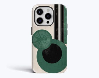 GREEN VINTAGE Phone Case: Minimalist Cover for iPhone, Samsung & Google Pixel