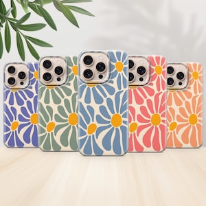 PASTEL DAISY FLOWER Phone Case: Floral Cover for iPhone, Samsung & Google Pixel
