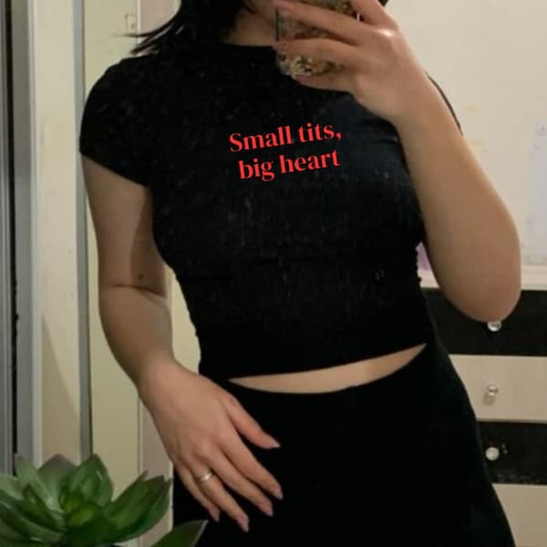 Small tits, big heart