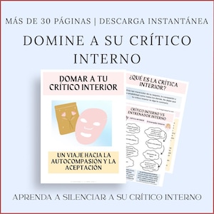 Cuaderno de Trabajo für die Terapia des Critico Interno: Ayuda Personal y Autocuidado | Herramientas Terapéuticas | Bestätigungen