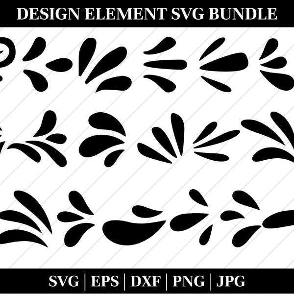 Design Element svg Bundle, Accent svg, Flourish svg, Ornaments svg, Doodle svg, svg Files for Cricut and SIlhouette