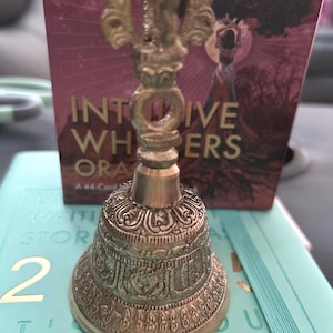 Handmade  Brass Tibetan Tingsha bells for meditation , yoga , sound clearing , spiritual practice