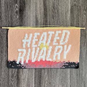 Heated Rivalry Tapestry Crochet Pattern - Episode 6 Title Card Inspired ...