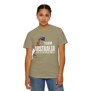Australia Flag Classic T-Shirt Australia Unisex Garment-Dyed T-shirt with Australia Flag souvenir t-shirts