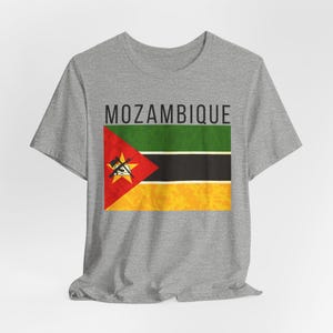 Mozambique Flag Tshirt, Mozambique Unisex Shirt, Mozambique Travel Tshirt, Independence Day, Mozambique Gifts