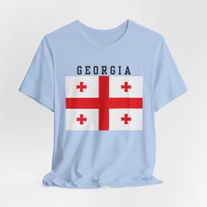 Georgia Flag Unisex Shirt, Georgia Travel Shirt, Georgia Holidays, Georgia Heritage Shirt, Georgia Everyday Style