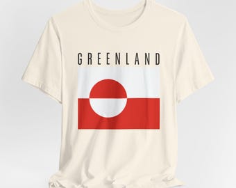 Greenland Unisex Tee for Greenland National Heritage, Greenland Everyday Wear & Adventures, Gift Idea