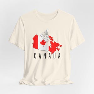 Kanadische Karte Tshirt, Kanada Unisex T-Shirt, kanadische Karte Shirt, Kanada Gifting, Kanada Flagge Shirt