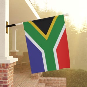 Garden Banner, South Africa Garden & House Flag, Outdoor Decor Sign, Patio Art Decoration, South Africa Flag