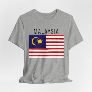 Malaysia Flag Tshirt, Malaysia Unisex Shirt, Malaysia Travel Tshirt, Independence Day, Malaysia Gifts