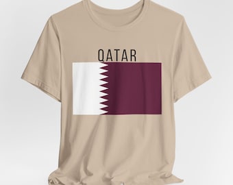 Qatar Flag Tshirt, Qatar Unisex Shirt, Qatar Travel Tshirt, Independence Day, Qatar Gifts