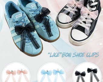 Lace Bow Shoe Clips Beautiful Jewelry 2026 Charm For Shoes Ships from USA