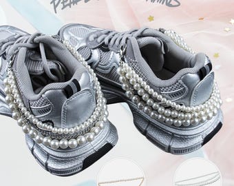 Pearl Shoe Chains 2026 Luxury Shoe Charms For Shoes Ships from USA