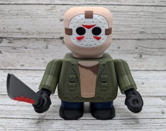 Figura de terror de Halloween de Jason Vorhees (Chunkables) / Impresa en 3D